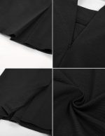 Belle Poque Women Midi High Waist Office Stretchy Pencil Skirt with Bow-Knot BP587 - Image 6